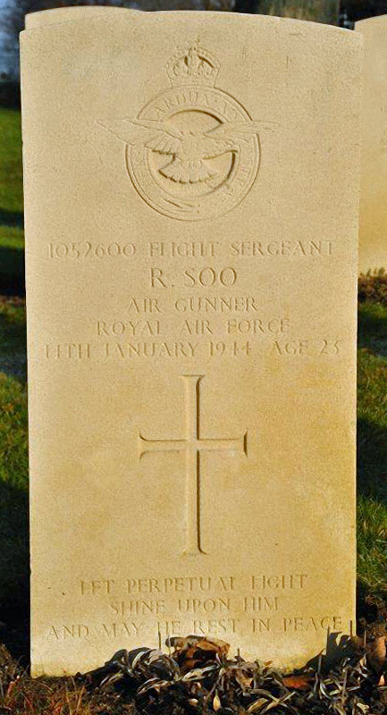 F/Sgt Ronald Soo<br /><br /><br />died on active duty - January 14th, 1944